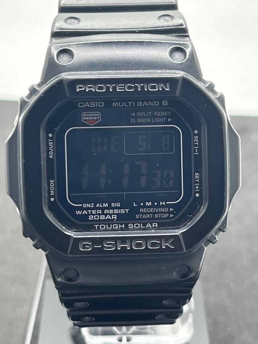 CASIO G-SHOCK GW-M5610-1BJF 稼働美品　電波ソーラー　反転液晶　GW-5000 GW-B5600