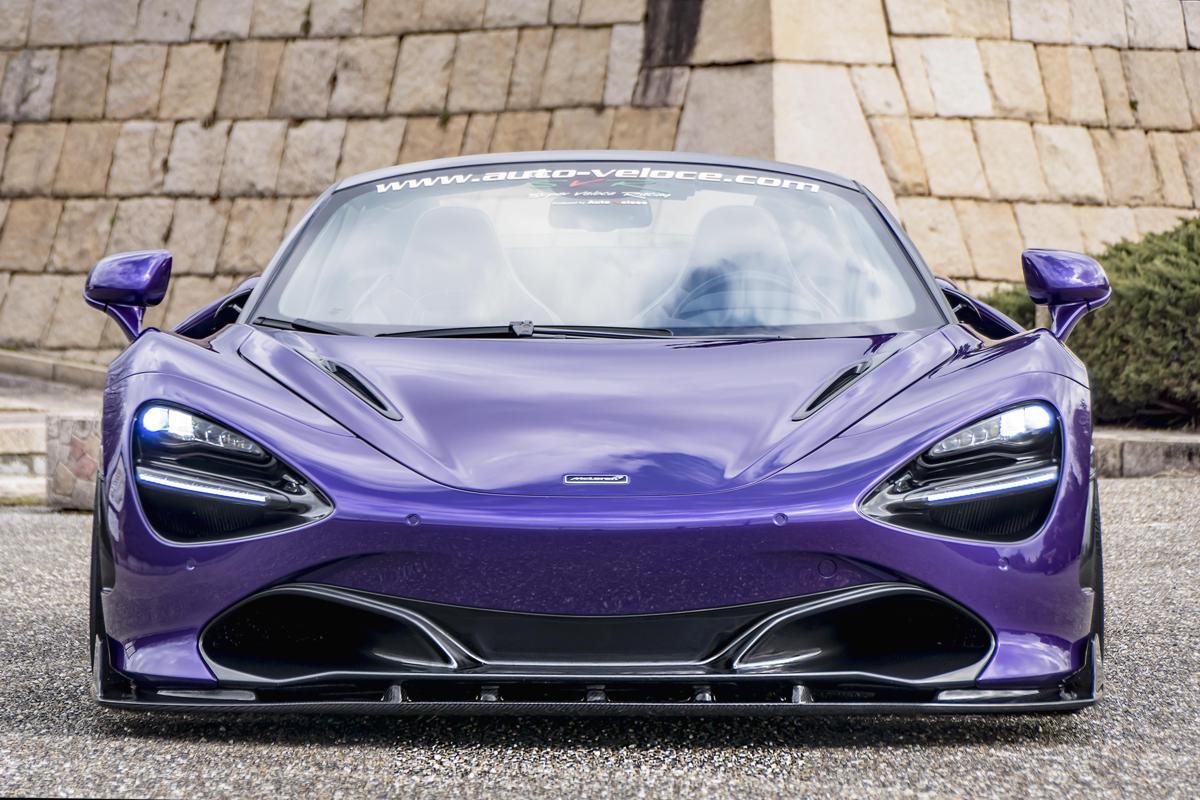 SVR マクラーレン 720S フロント ディフューザー エアロ パーツ カーボン McLaren BODY PARTS スーパーヴェローチェレーシング_画像2