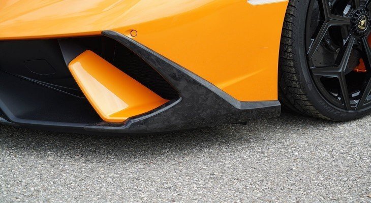 ノビテック ランボルギーニ ウラカン ペルフォルマンテ フロントスポイラーリップ フォージドカーボン エアロパーツ Lamborghini Huracan_画像2