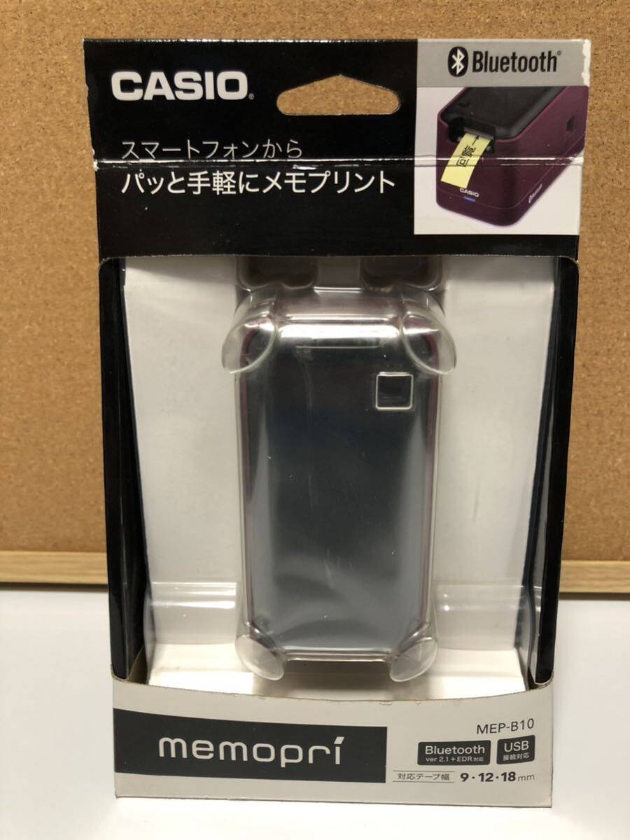 CASIO memopri MEP-B10-RD（レッド）カシオ メモプリ MEP-B10-RD 未開封新品_画像1