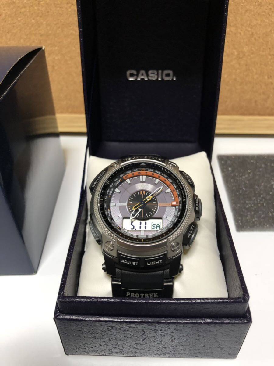 CASIO PRO TREK PRW-5000-1JF（電波ソーラー）カシオ プロトレック 中古品_画像2