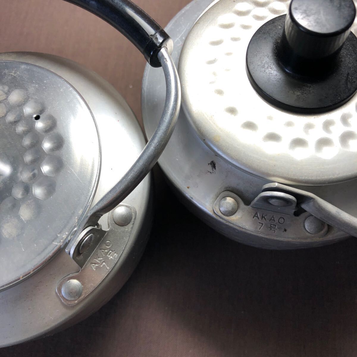 UA469 ミニやかん 湯沸かし 急須 水注 薬缶 茶器 煎茶道具 AKAO7号など 3個セット_画像5