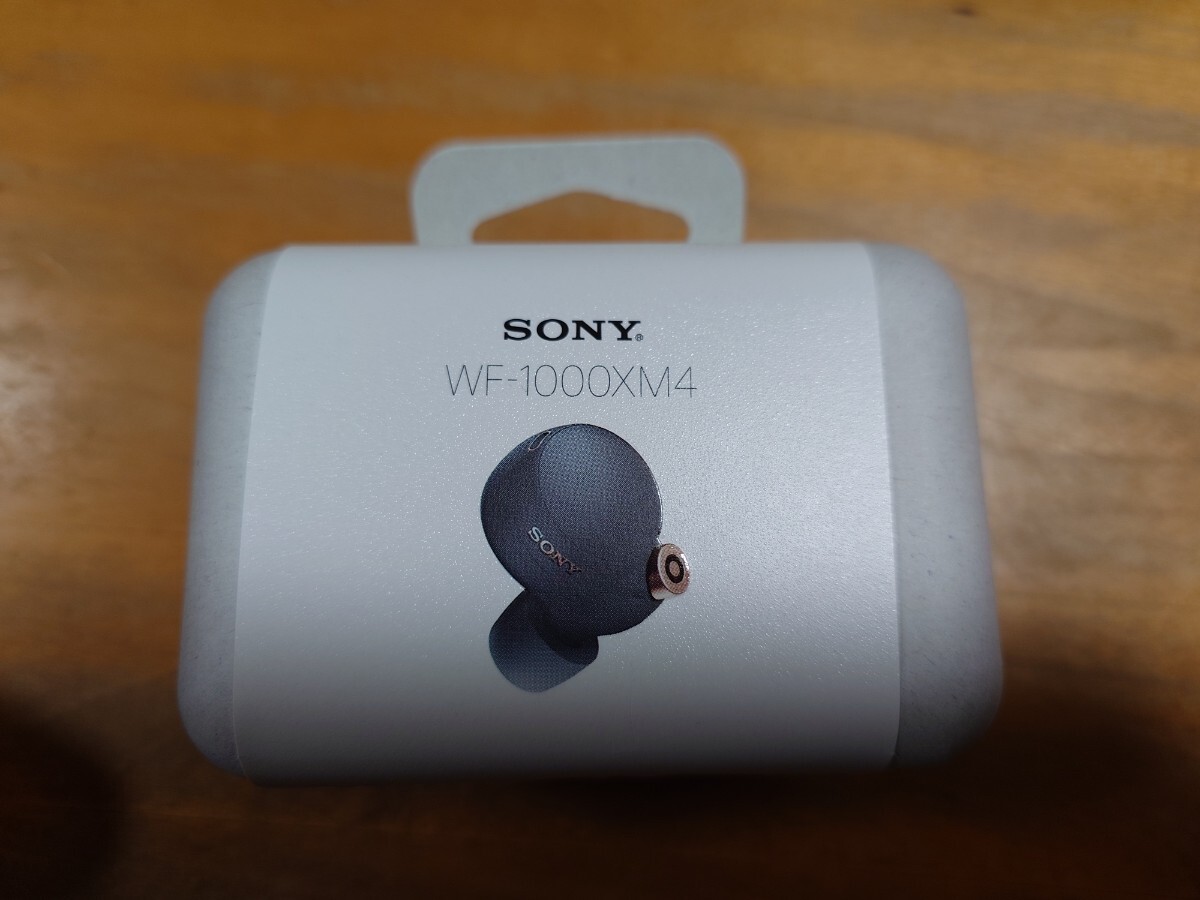 【ジャンク】SONY WF-1000XM4 ブラック ワイヤレスイヤホン_画像1