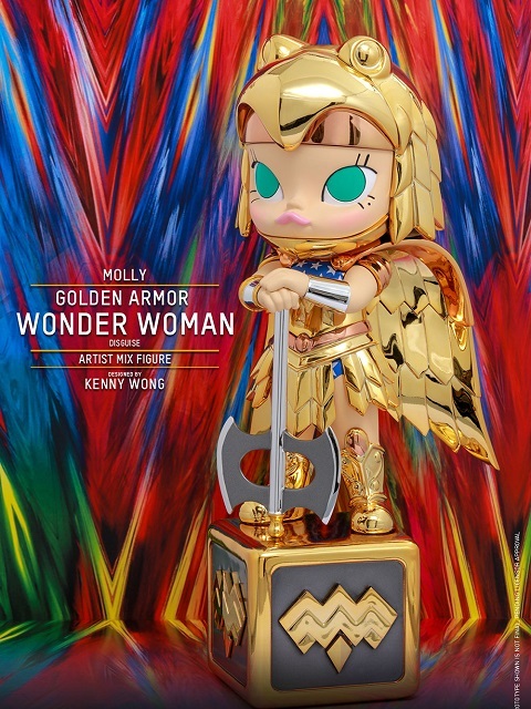 モリー Molly ワンダーウーマン・コスプレ ゴールド・アーマー版 ☆新品～未開封☆ ケニー・ウォン Kenny Wong x Hot Toys ソフビ_サンプル画像