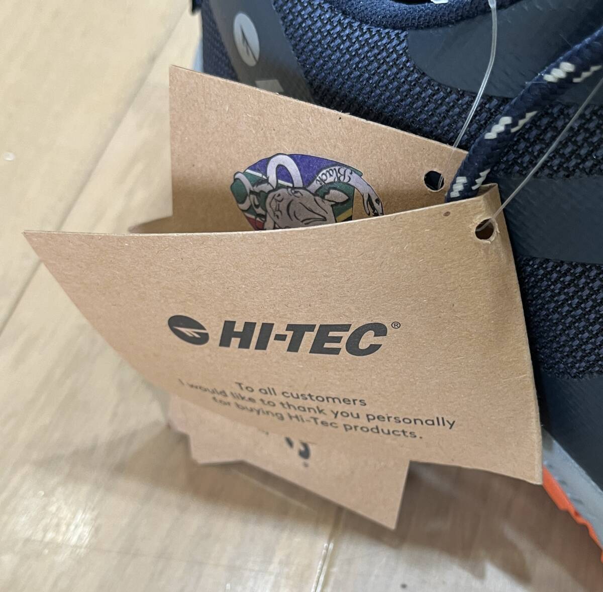  new goods 4418 England HI-TEC waterproof waterproof light weight trekking shoes multi grip sole 43 27.5. corresponding 