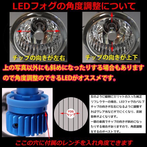 超小型 タントカスタム LA600S LA610S LEDフォグランプ LEDFOG 6000lm 雨 雪 霧 3色フィルム切替 イエロー ホワイト 3000k 6000k 9000k_画像5