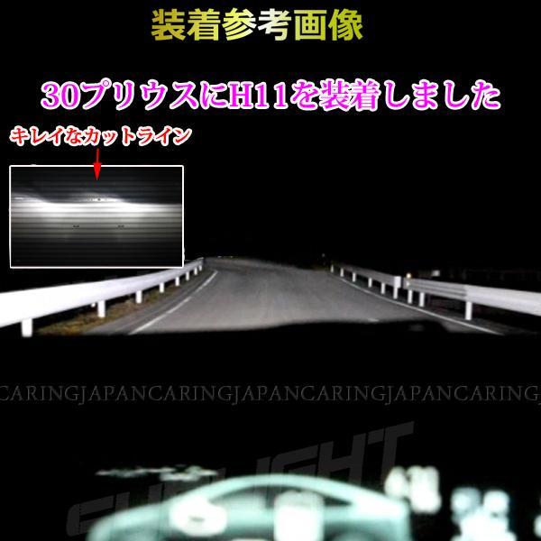 超小型 LEDヘッドライト 30系ハリアー H11 Loビーム 車検対応 角度調整可能 LEDヘッドランプ_画像6