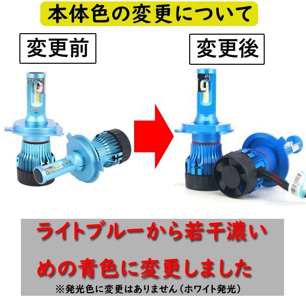 【CREE】バラスト不要 プレオ L275 L285 LEDヘッドライト H4 車検対応 H4Hi/Lo切替 10000lm H4HiLo ホワイト_画像2