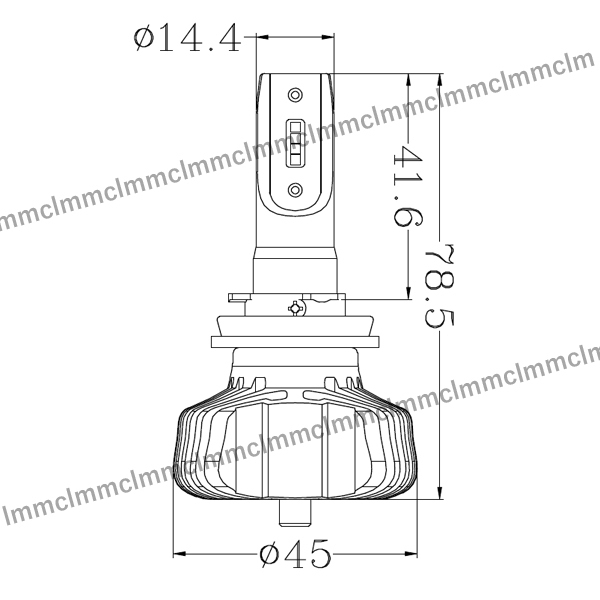 イエロー 5800lm ホンダ JH1 JH2　N-WGN N－WGNカスタム Nワゴンカスタム　Nワゴン LEDフォグランプ LEDFOG 黄色 　LMMC　_画像6