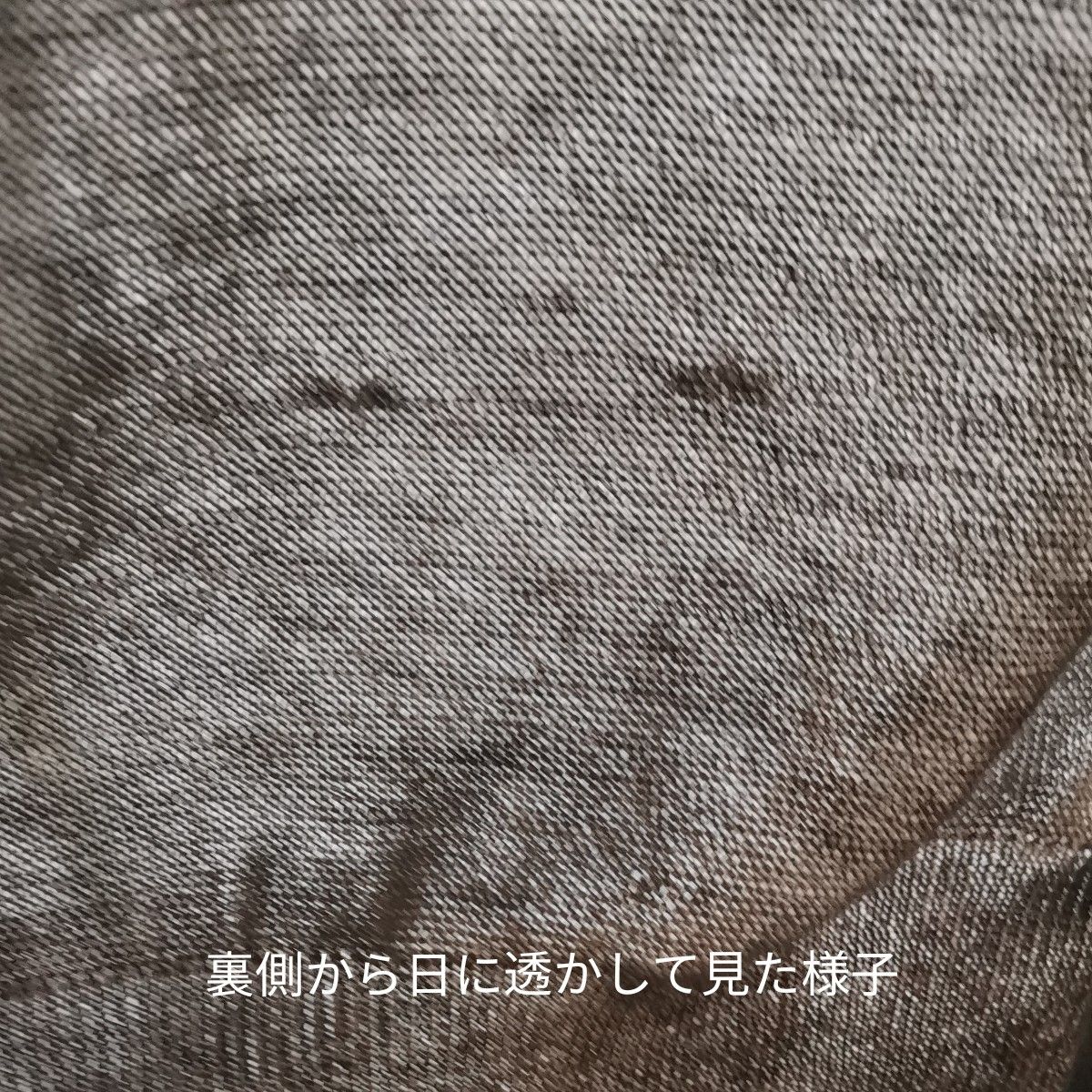 【ikka】霜降りグレーの薄手カーディガン　サイズM