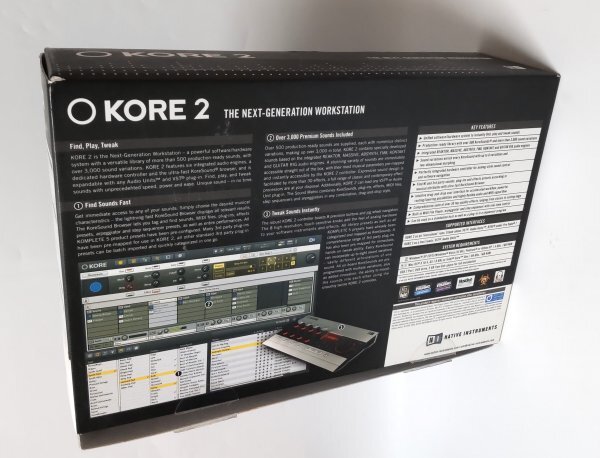 【同梱OK】 KORE 2 ■ Native Instruments ■ MIDIコントローラー ■ 音楽制作 ■ DTM / DAW ■ ジャンク品_画像2
