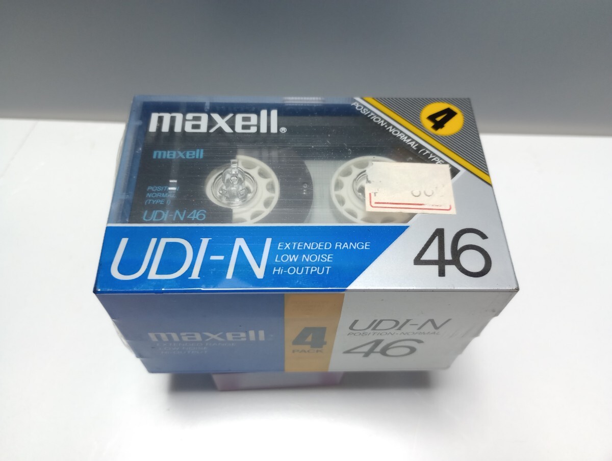 未開封 UDI-N maxell UDI-N46 4 PACK 4個セット ★1 カセットテープの画像1