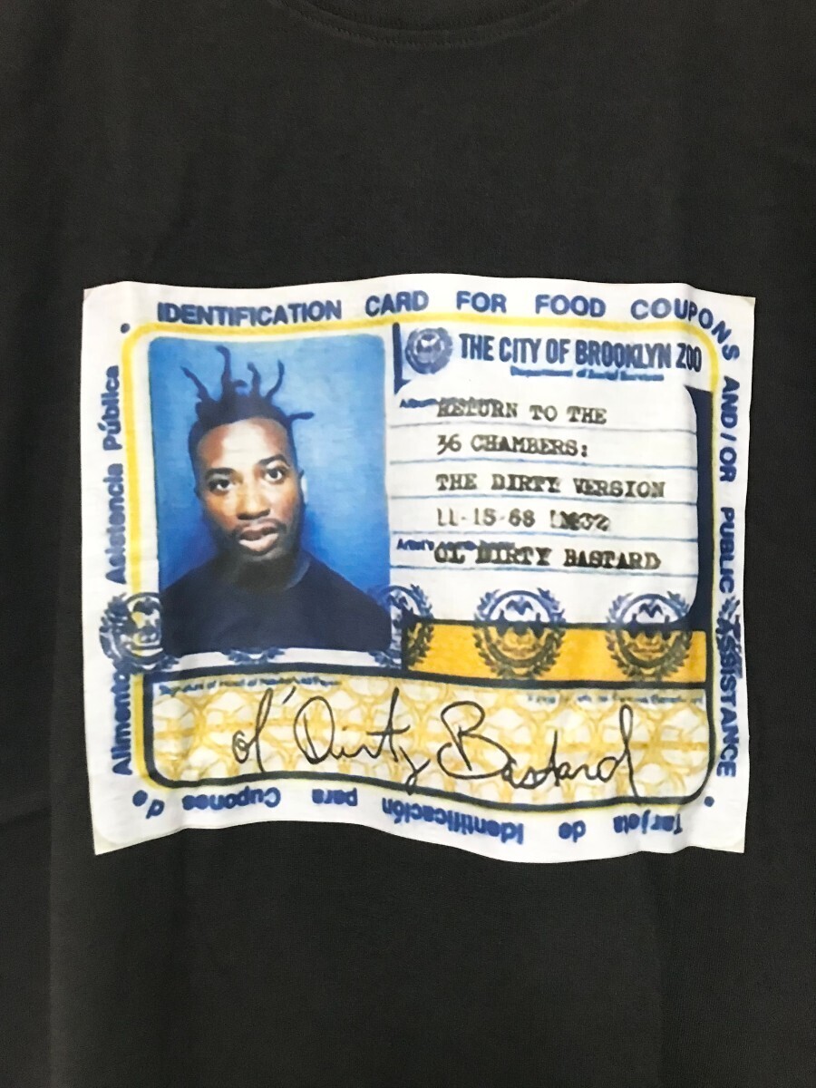 Ol' Dirty Bastard ODB Tシャツ US 90s HipHop wu-tang clan ウータン クラン odb defjam クィーンズ ニューヨーク ヒップホップ L_画像2