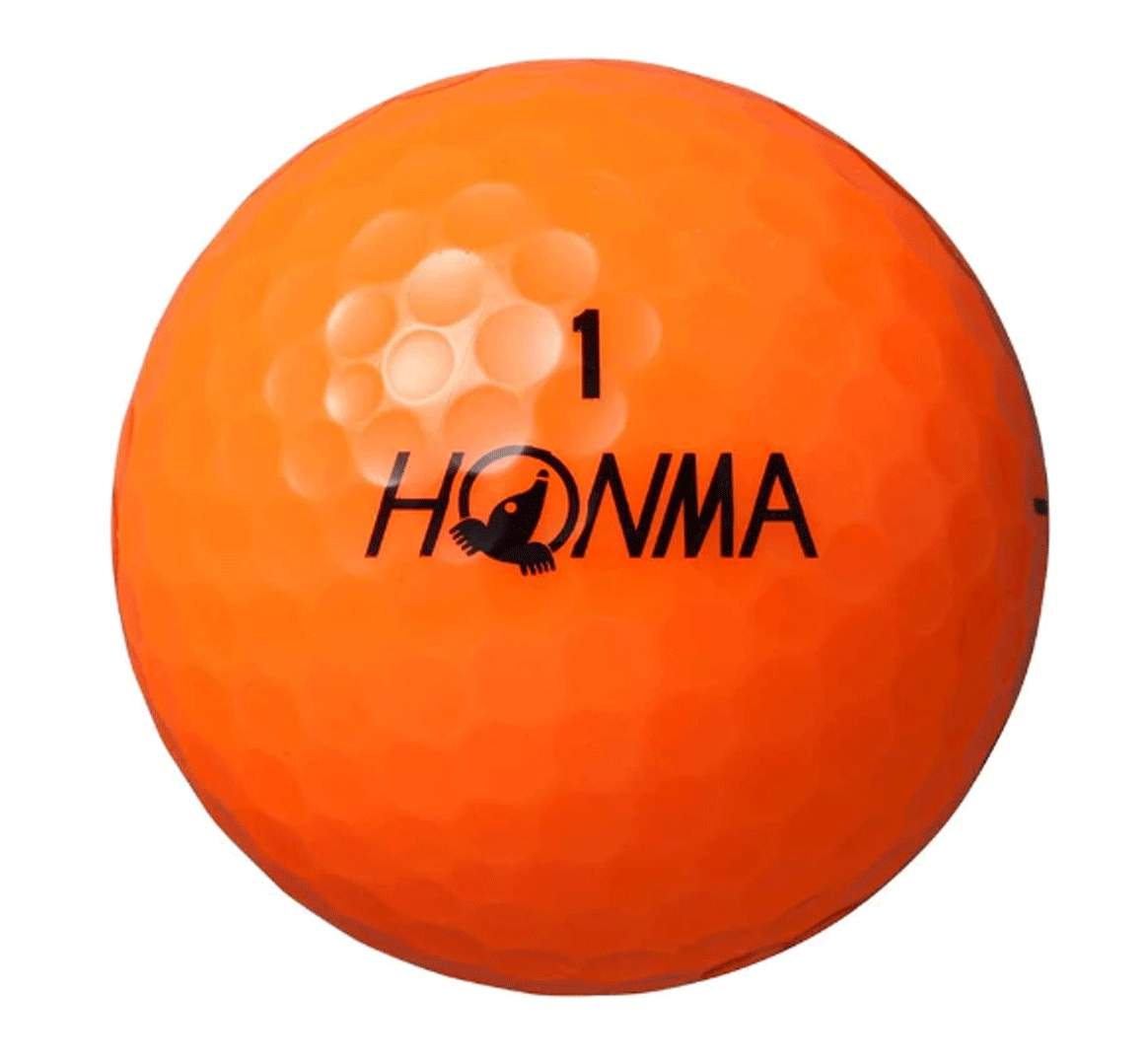 新品■ホンマ■2024.2■D1-2024■オレンジ■５ダース■飛んで、環(huán)境にもお財布にもやさしい 飛距離重視の進化系　飛びます！■正規(guī)品