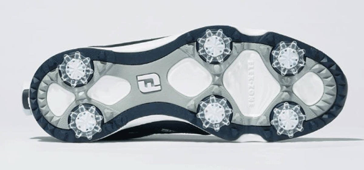 新品■フットジョイ■2023.4■WOMEN'S FJ イーコンフォート ボア スパイク■98652■ネイビー■24.0CM:W=EEE■快適性にこだわった