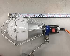 ウイングエース LED電球付 屋内用クリップランプ ニュールミネアルファ 5mコード LA-2205A-LE_画像4
