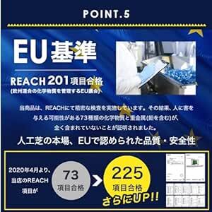 タンスのゲン 人工芝 1×10m 芝丈20mm 高耐久 超高密度 47万本/m2 リアル ロール 人工芝生 U字ピン 24本付_画像6