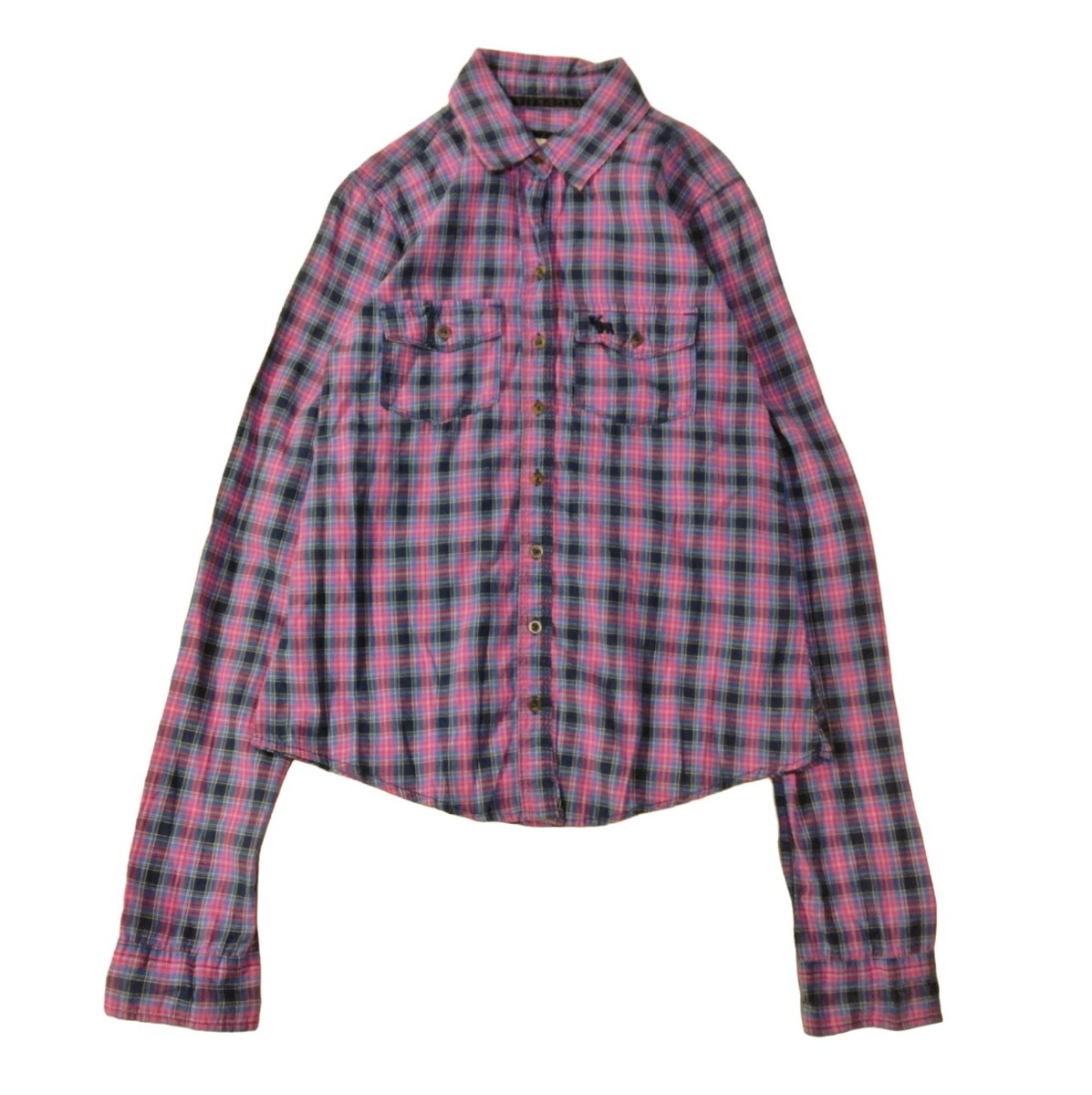 41 【Abercrombie&Fitch】 アバクロ チェック柄 長袖 シャツ 41 【Abercrombie&Fitch】 アバクロ チェック柄 長袖 シャツ