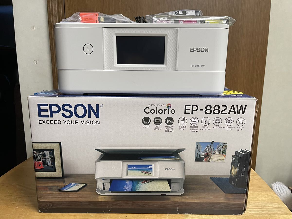 EPSON EP-882AW 動作確認済 美品 付属品多数の画像1