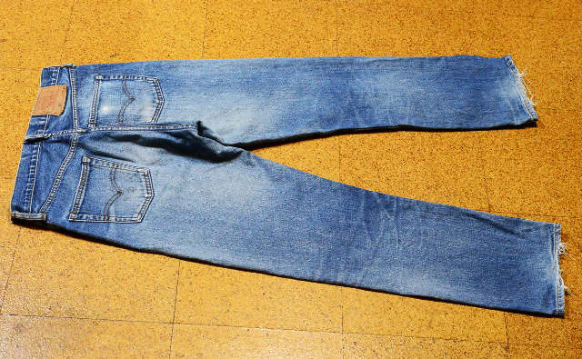  records out of production 60 period reissue Vintage W33 1996 year 9 month made Levi's 502XX[501XX] red ear big Eta long length of the legs 73cm