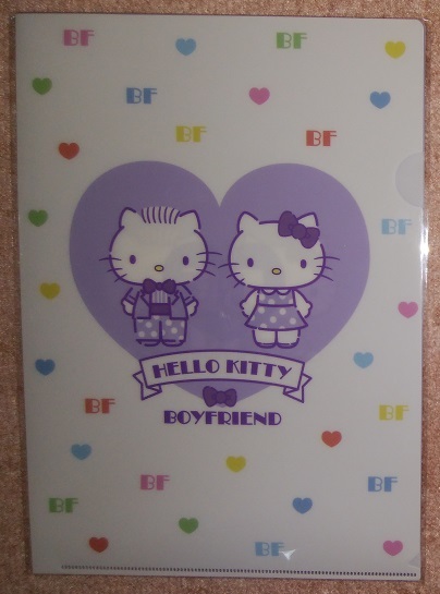 ハローキティ・ディアダニエル×BOYFRIEND＊A4サイズクリアファイル2枚セット＊サンリオ_画像2