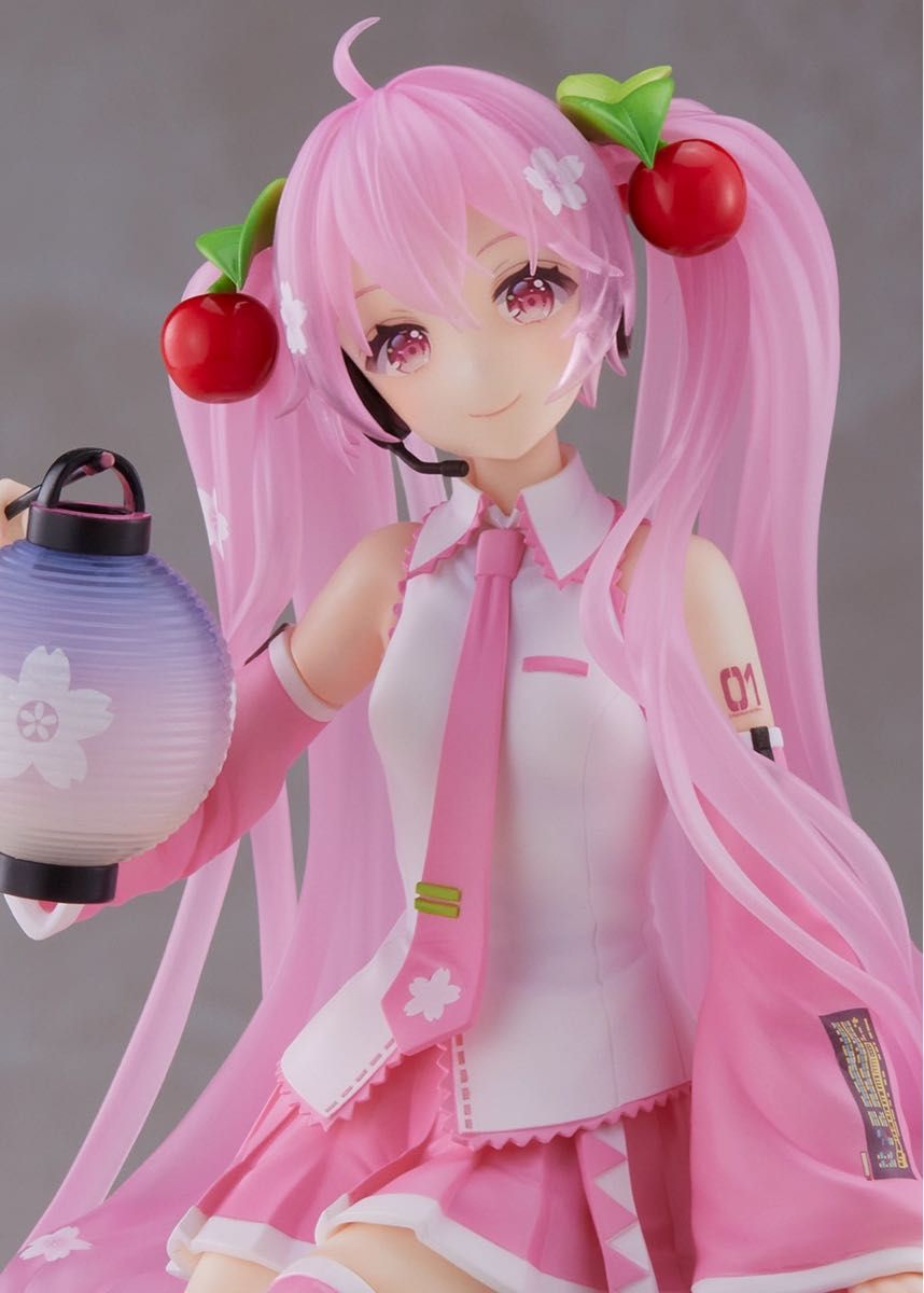 【新品未開封】「桜ミク」　AMP＋ フィギュア～桜提灯ver.～