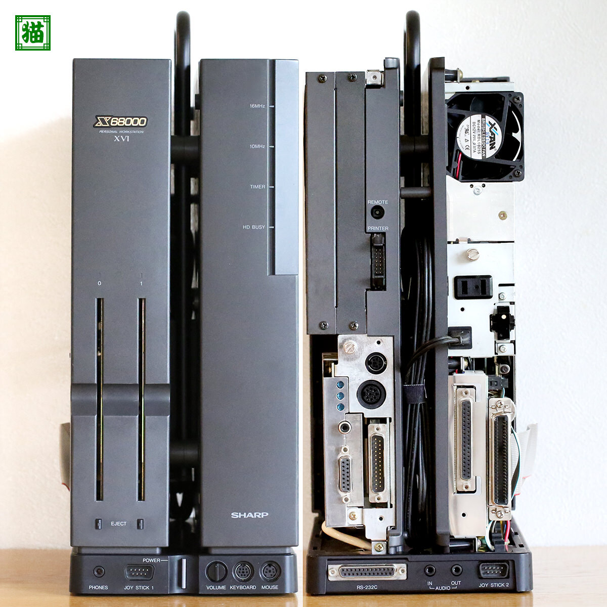 SHARP X68000 XVI CZ-634C-TN RAM 4MB CZ-6BE2A HDD なし 静音 SHARP X68000 XVI CZ-634C-TN RAM 4MB CZ-6BE2A HDD なし 静音