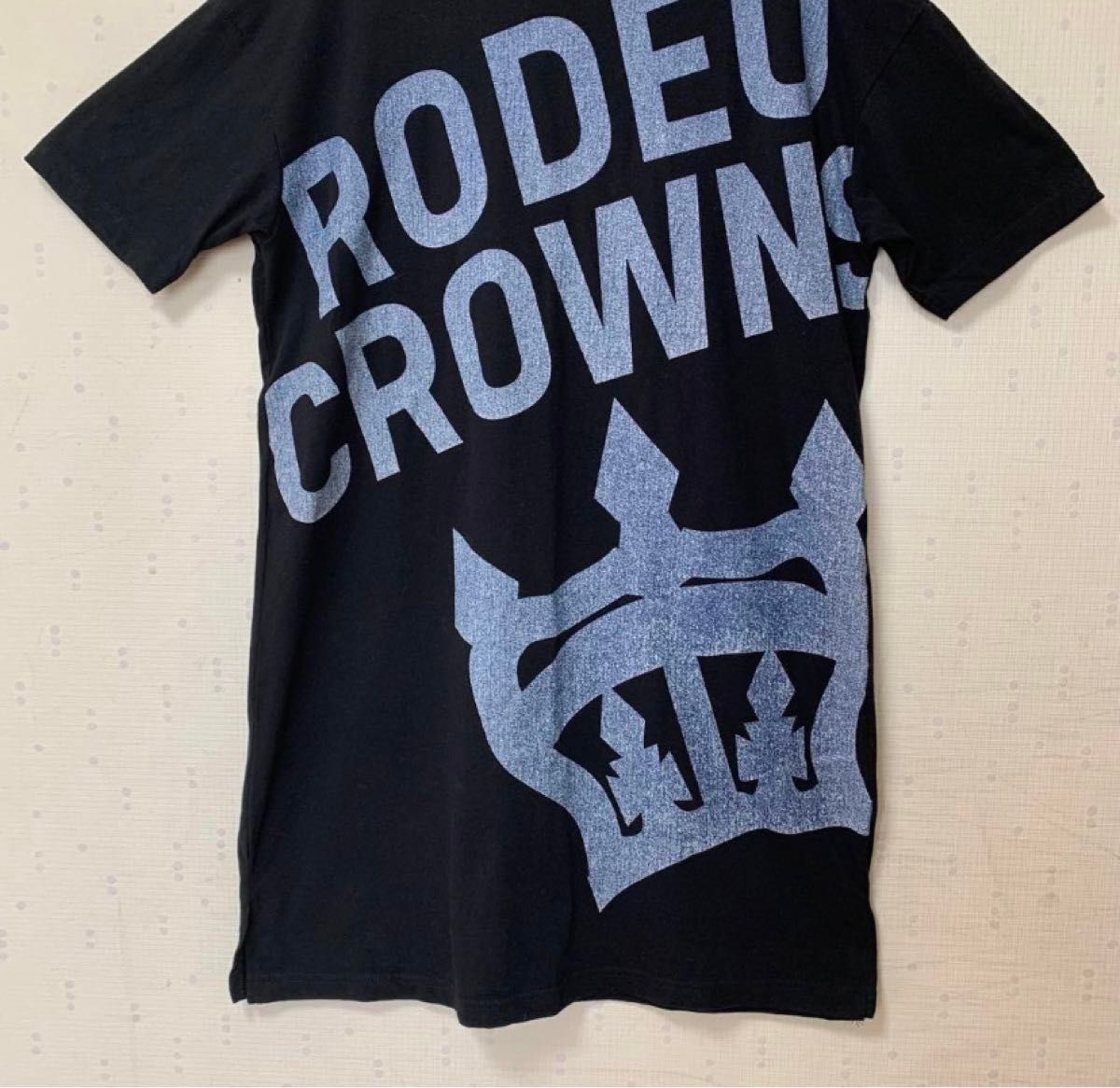 ロデオクラウンズ  バックロゴ ロングTシャツ (F) RODEO CROWNS