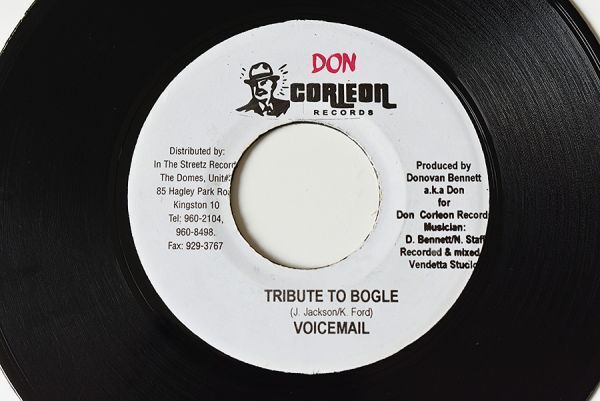 Voicemail / Tribute To Bogle / ボイスメール / Don Corleon / 7'' 45rpm / ジャマイカ盤 / 2005年_画像2