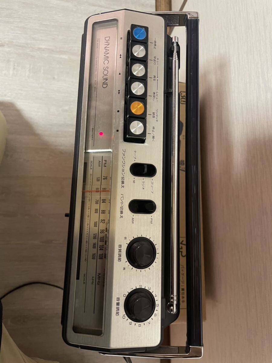 東芝 ラジカセ 昭和レトロ ラジオ ACTAS-2200の画像3