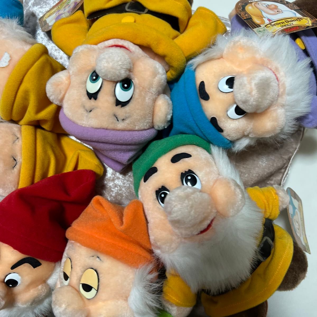 ぬいぐるみ　人形　 ディズニー　白雪姫　7人の小人　1992年製　ヴィンテージ品　レア　