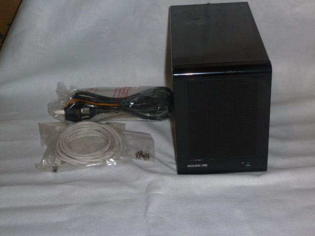 ◆CENTURY製 SATA BOX USB EX35SU4B 黒　中古無保証品_画像1