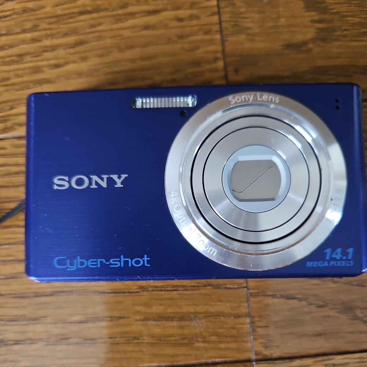 SONY ソニー サイバーショット Cyber-shot DSC-W610 ブルー　コンパクト デジタル デジカメ コンデジ バッテリー付属 動作未確認　ジャンク_画像5