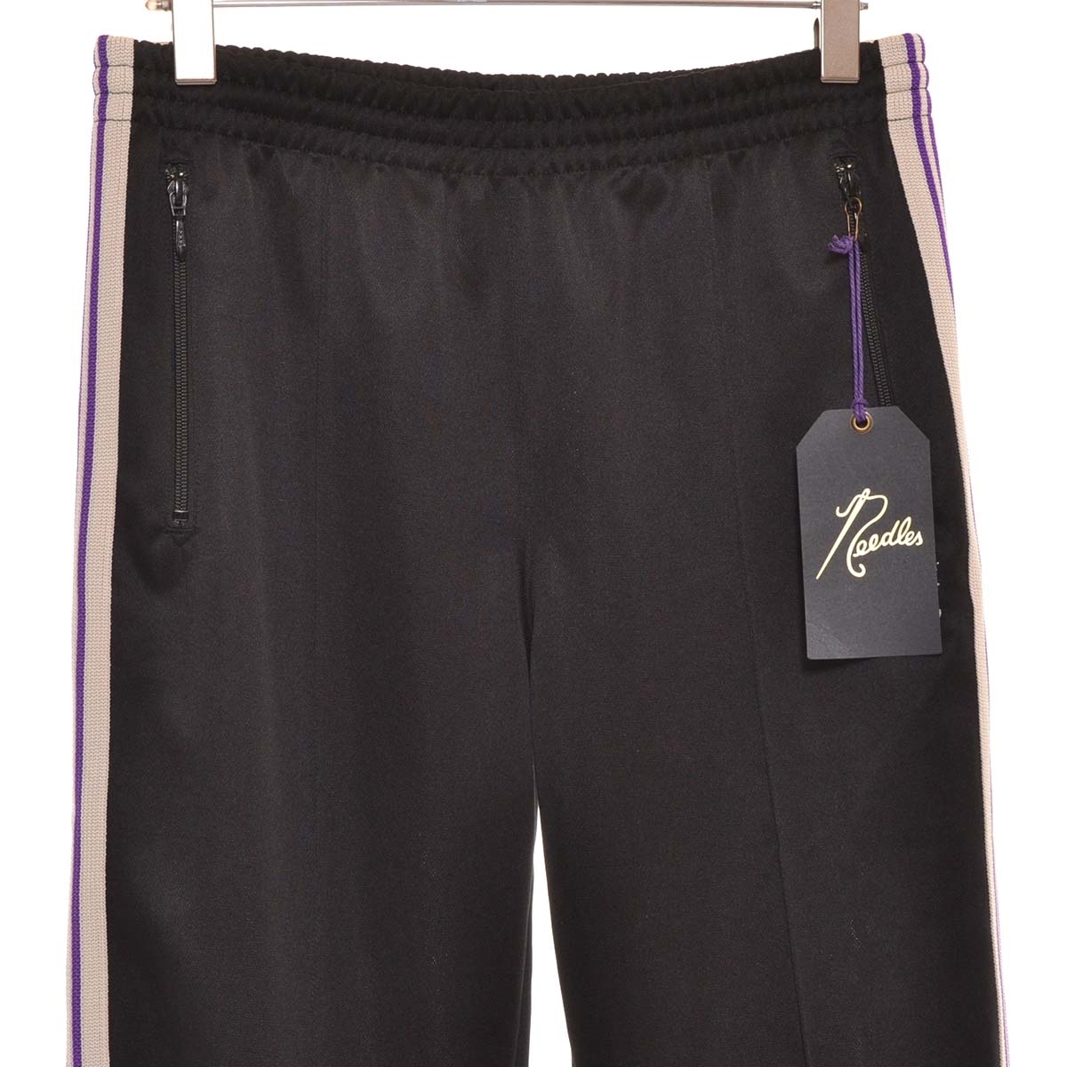 *509811 Needles Needles NEPENTHES * truck pants jogger Zipped Track Pants MR414 size M men's black white purple 