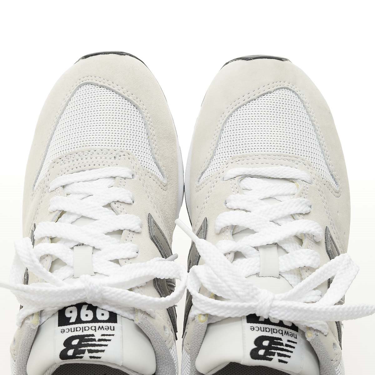 ◇512096 新品同様 NEW BALANCE ニューバランス スニーカー CM996CC2 サイズ24.0cm レディース ホワイト グレー_画像5