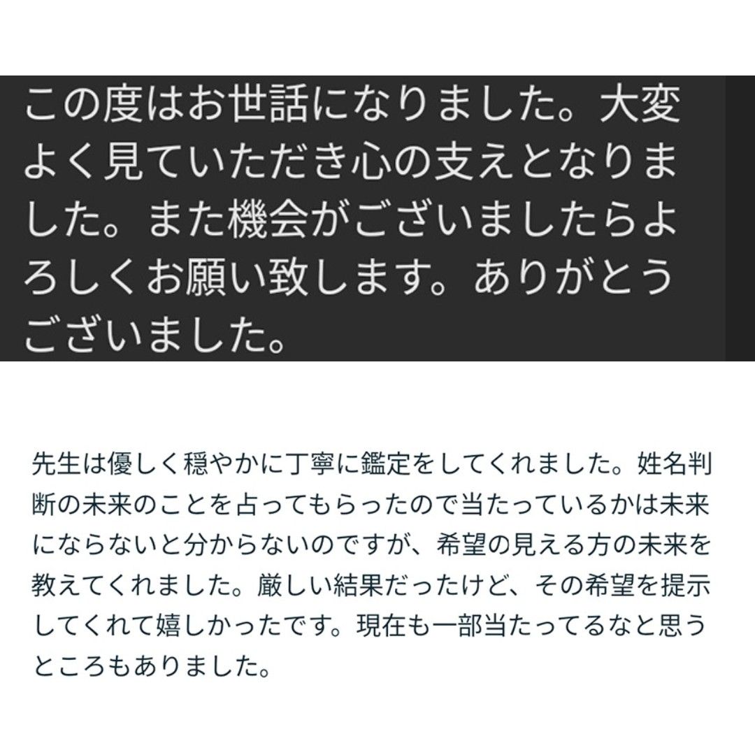 24時間以内鑑定　名前霊視　占い/仕事/転職/独立/ビジネス　手書きの鑑定書付き　有形商品