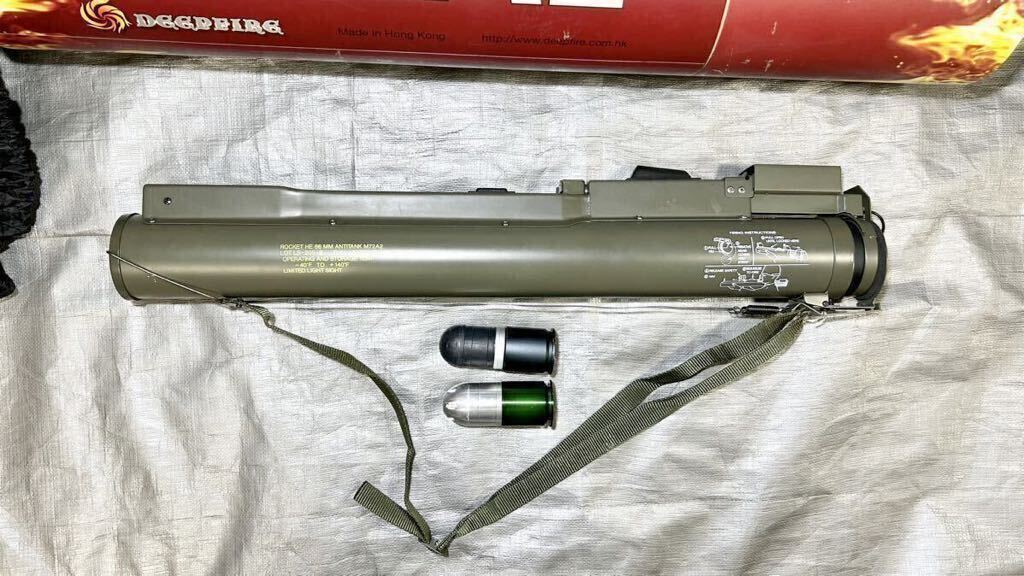 Deep Fire M72A2 LAW 対戦車ロケットランチャー 40mmモスカート BATON調整済み 旧モデルの画像1