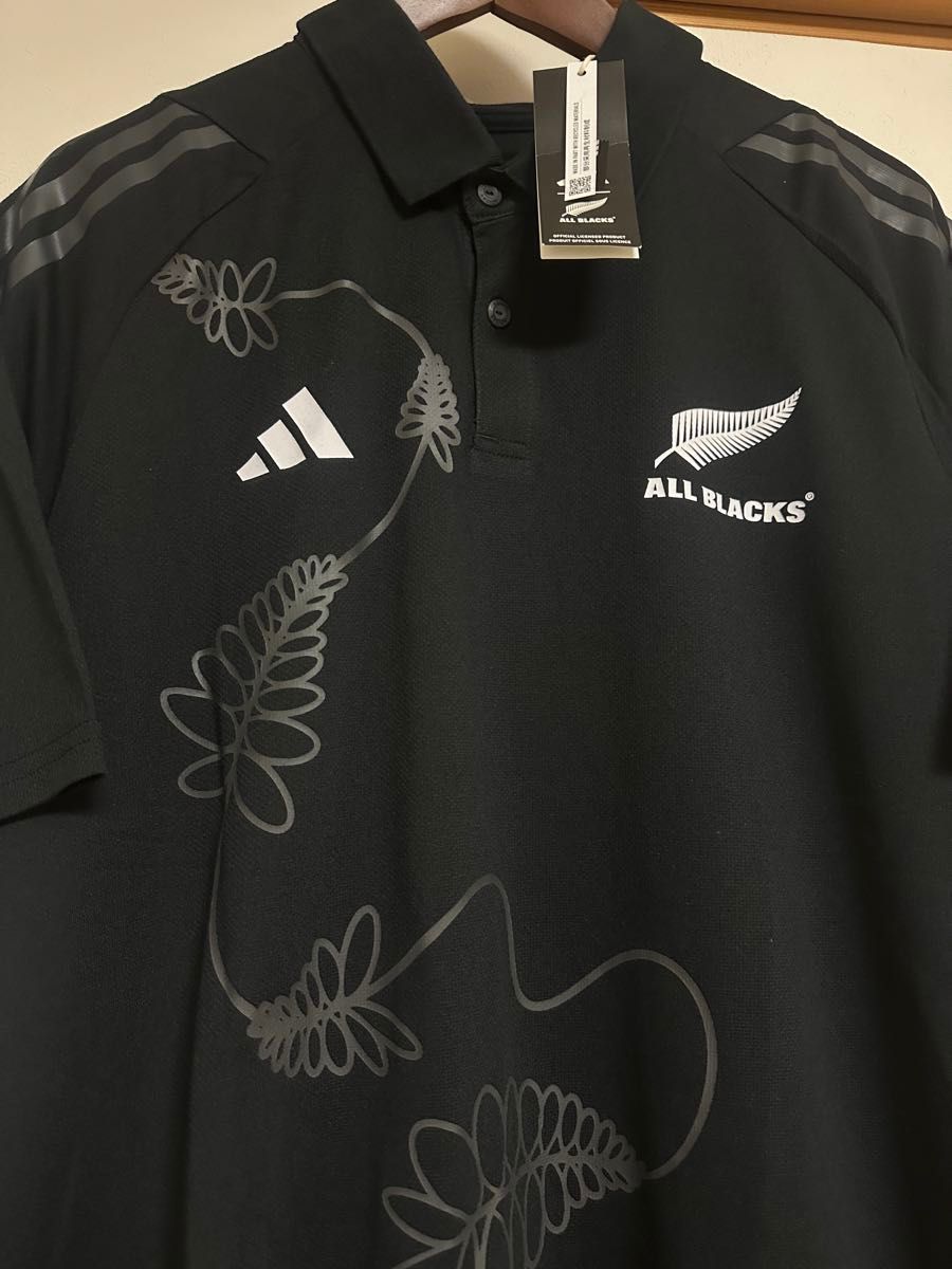 【新品未使用】adidas NZ代表ALL BLACKS ポロシャツ(4XL)