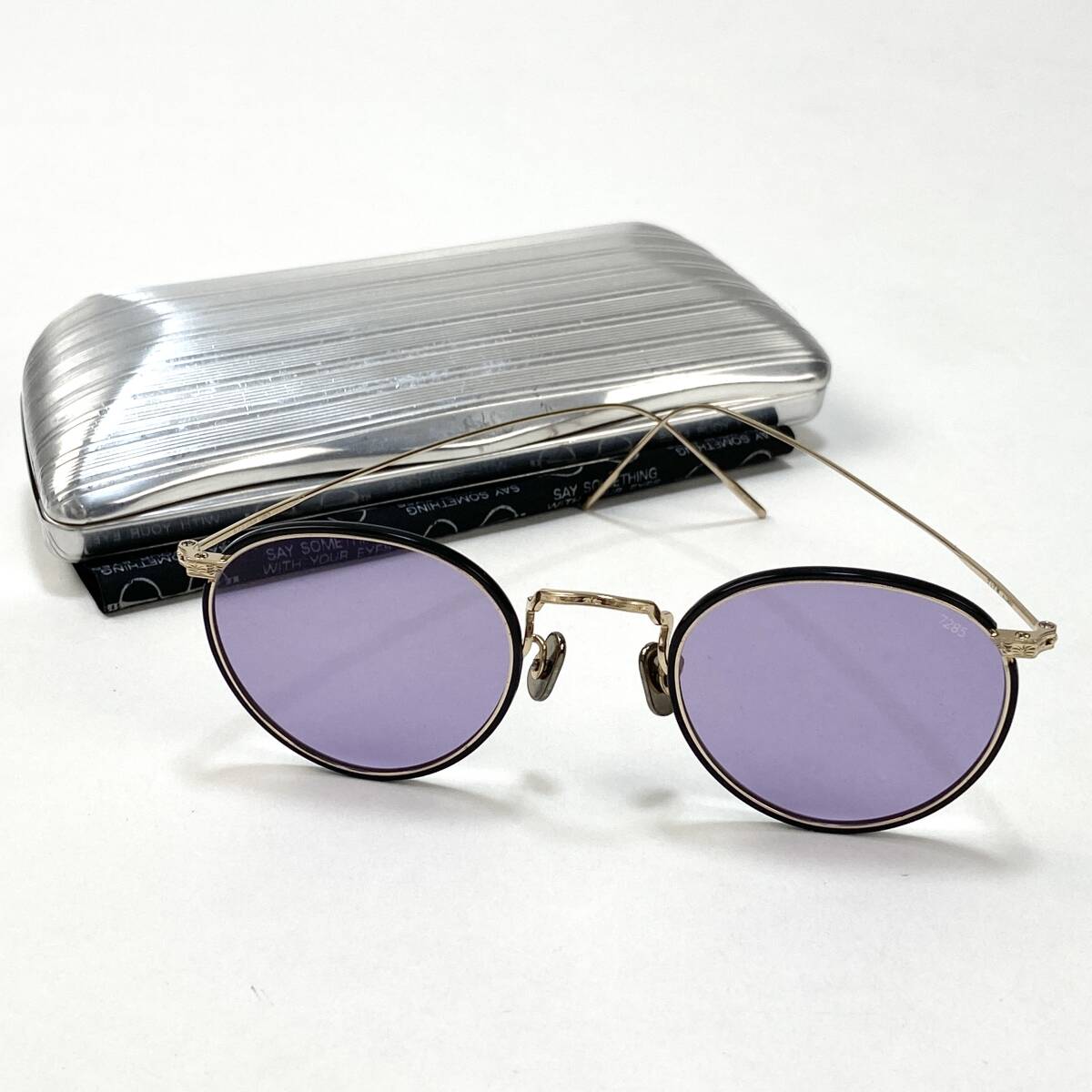 極美品 EYEVAN 7285 / アイヴァン 7285 MODEL 717W c 1260 48 24 極美品 EYEVAN 7285 / アイヴァン 7285 MODEL 717W c 1260 48 24