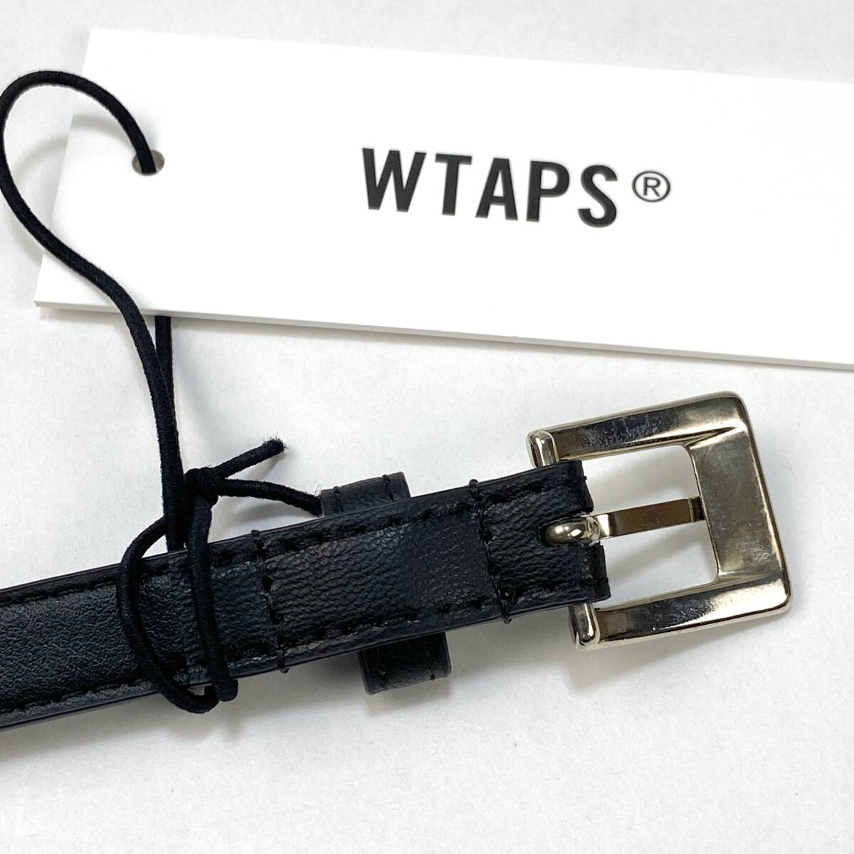 新品未使用 WTAPS ダブルタップス 23SS T15 / BELT / SYNTHETIC / シンセティックレザーベルト 231MYDT-AC01 03(L) SSM3472 BLACK ブラック