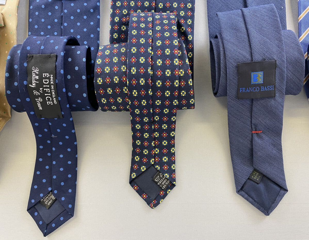 E14IB6 brand necktie 5 point summarize TIE YOUR TIE / BORRELLI BARNEYS NEWYORK / FRANCO BASS / Holliday & Brownboreli