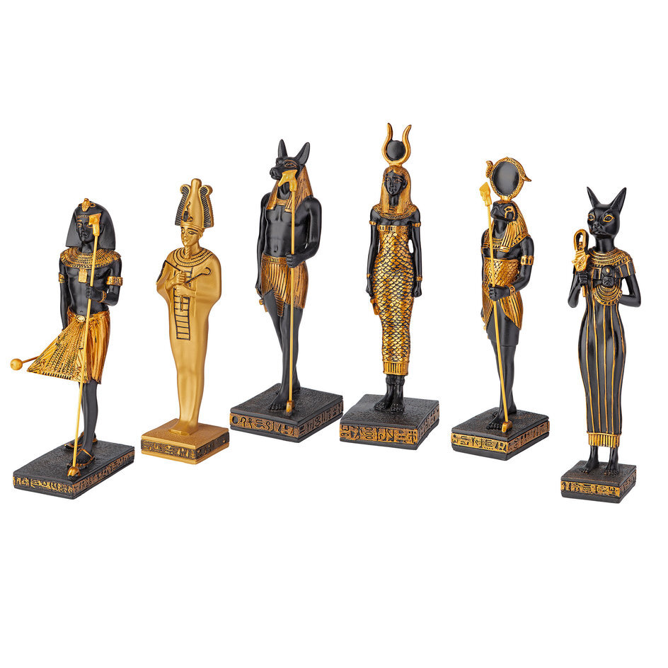 Bibian 比比昂- 古代エジプトの神々彫像コレクション:6個セット Bibian 比比昂- 古代エジプトの神々彫像コレクション:6個セット