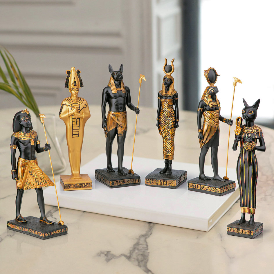Bibian 比比昂- 古代エジプトの神々彫像コレクション:6個セット Bibian 比比昂- 古代エジプトの神々彫像コレクション:6個セット