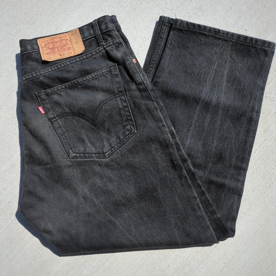 1スタ 古着卸 Levi’s リーバイス 505 90s 90年代 505 アメリカ製 ブラックデニム ジーンズ ビンテージ ヴィンテージ 売り切り_画像1