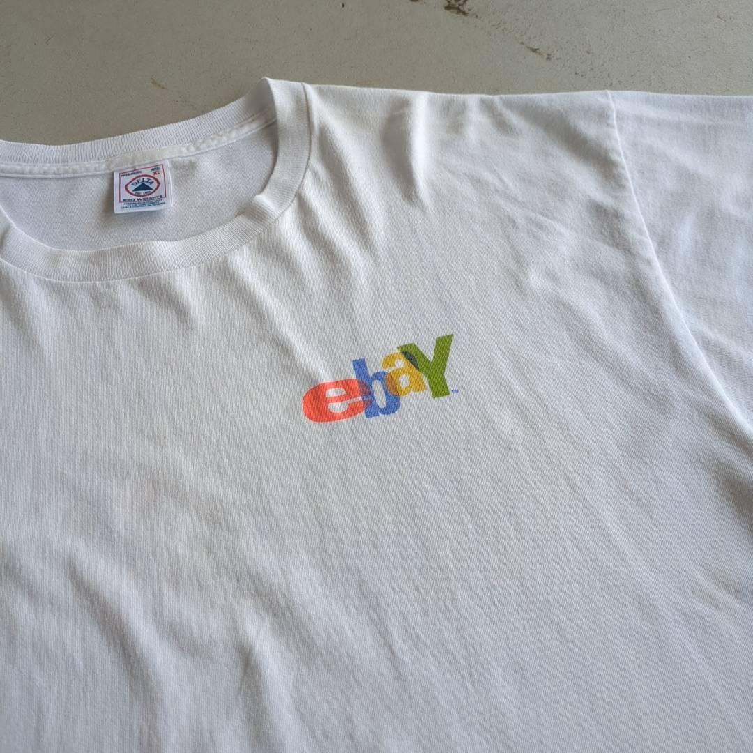 90s Ebay Visa Card ヴィンテージ古着 Tシャツ 90年代 DELTA XL 企業 USA製 _画像3
