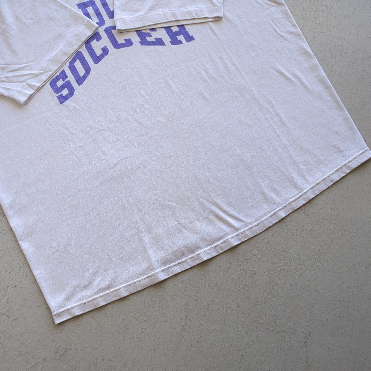 1スタ 古着卸 80s 90s ラッセル カレッジロゴプリント アメリカ製 USA製 XL ビンテージ ヴィンテージ Tシャツ 半袖_画像5