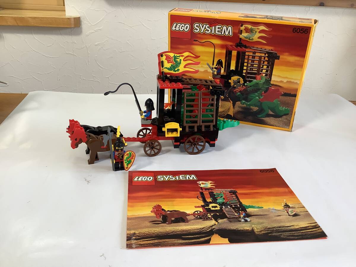 レゴお城シリーズ LEGO 6056ドラゴンカート 組み立て説明書あり 箱あり_画像1