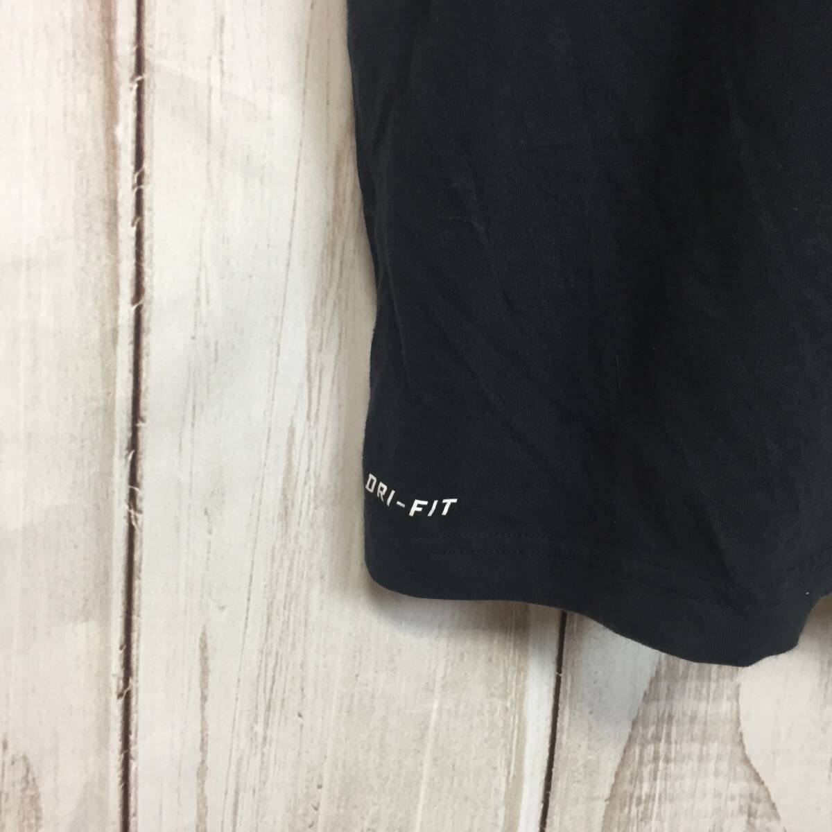 【ナイキ 半袖プリントTシャツ】DRI-FIT プリントデザイン ビッグサイズ XL 黒 NIKE 古着 [220420-045]_画像7