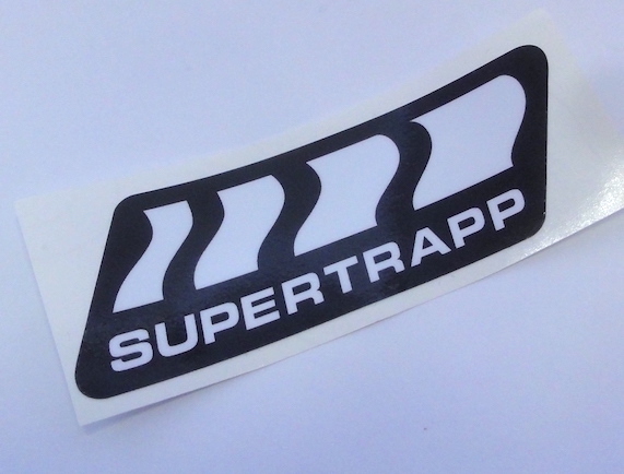 スーパートラップ SUPERTRAPP マフラー ステッカー バッフル デカール_画像1