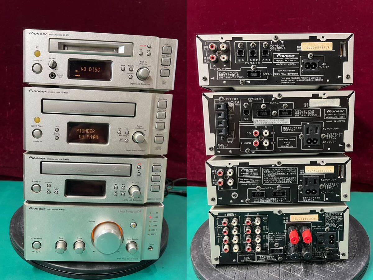 Pioneer パイオニア システムコンポ A-N701、PD-N901、MJ-N901、T-N901、S-N701-LR リモコン付き (160s)の画像3